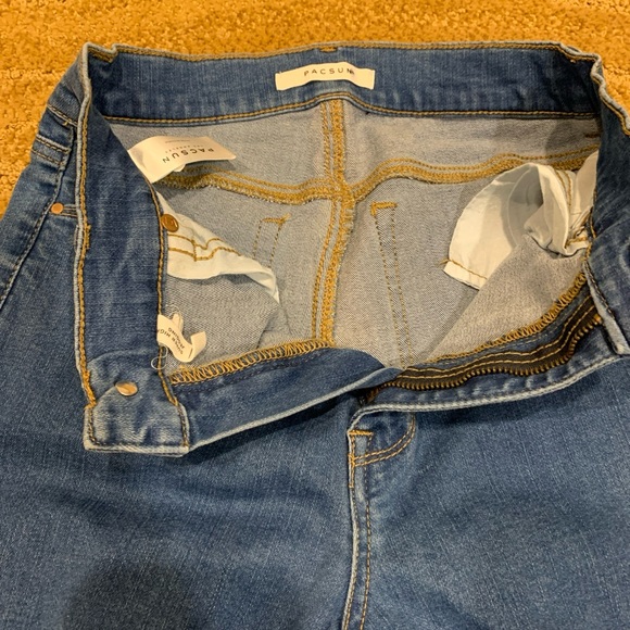 Pacsun Womens Jeans Size 25 Blue Super High Rise Jegging - Picture 5 of 11